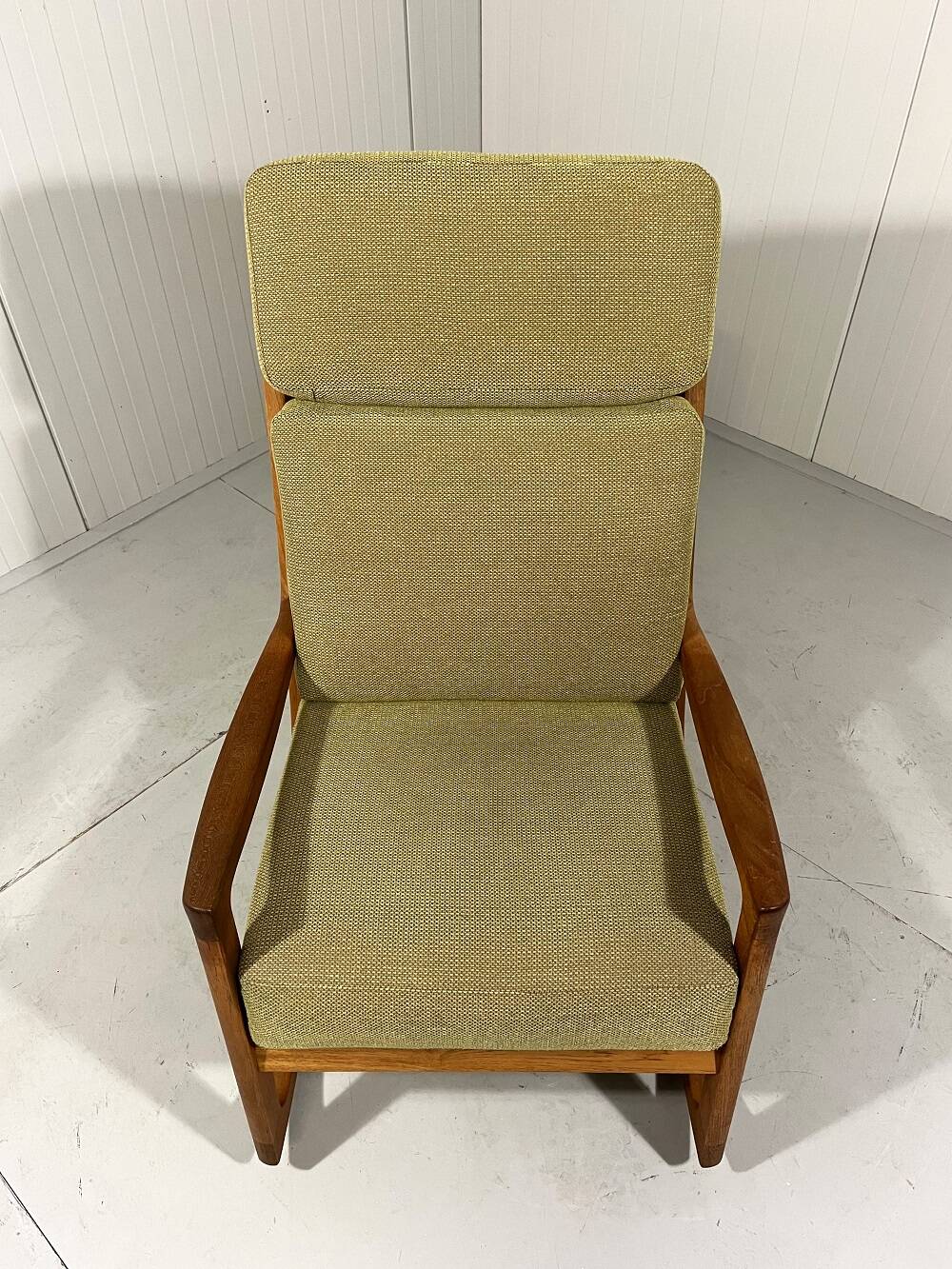 Ole Wanscher high back rocking chair Senator 1960’s
