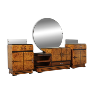 tables de chevet et miroir - ronce