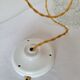 Bubbles molded glass pendant lamp