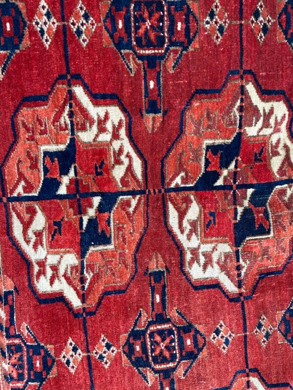 Ancient carpet Bukhara tekke 234x310