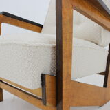 1930's unique cubist armchair, Czechoslovakia