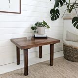 Mid Century Table d'appoint en bois massif Vintage Banc de fleurs Tabouret de fleur Design danois Ta