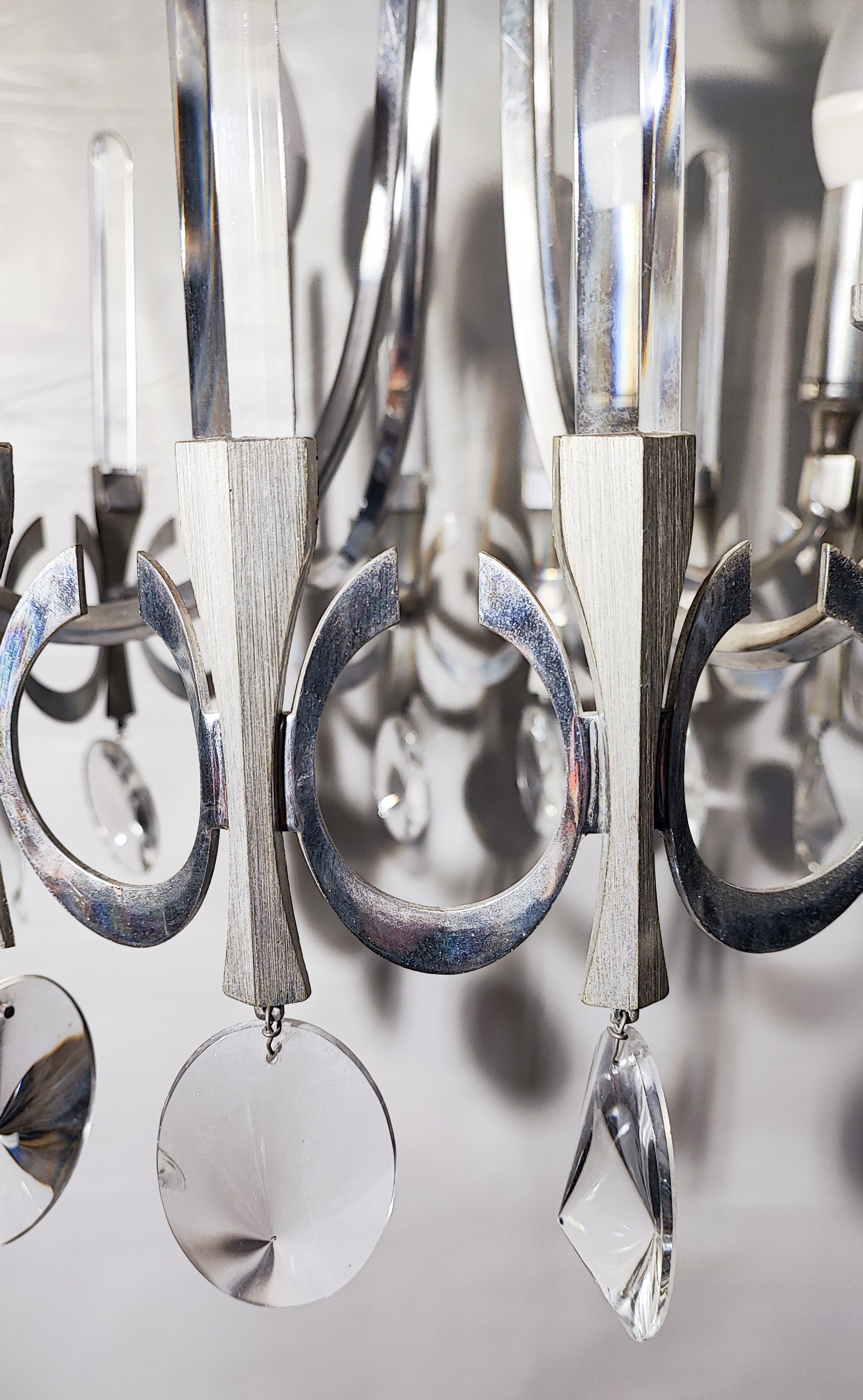 Oval chandelier from Sciolari 1970