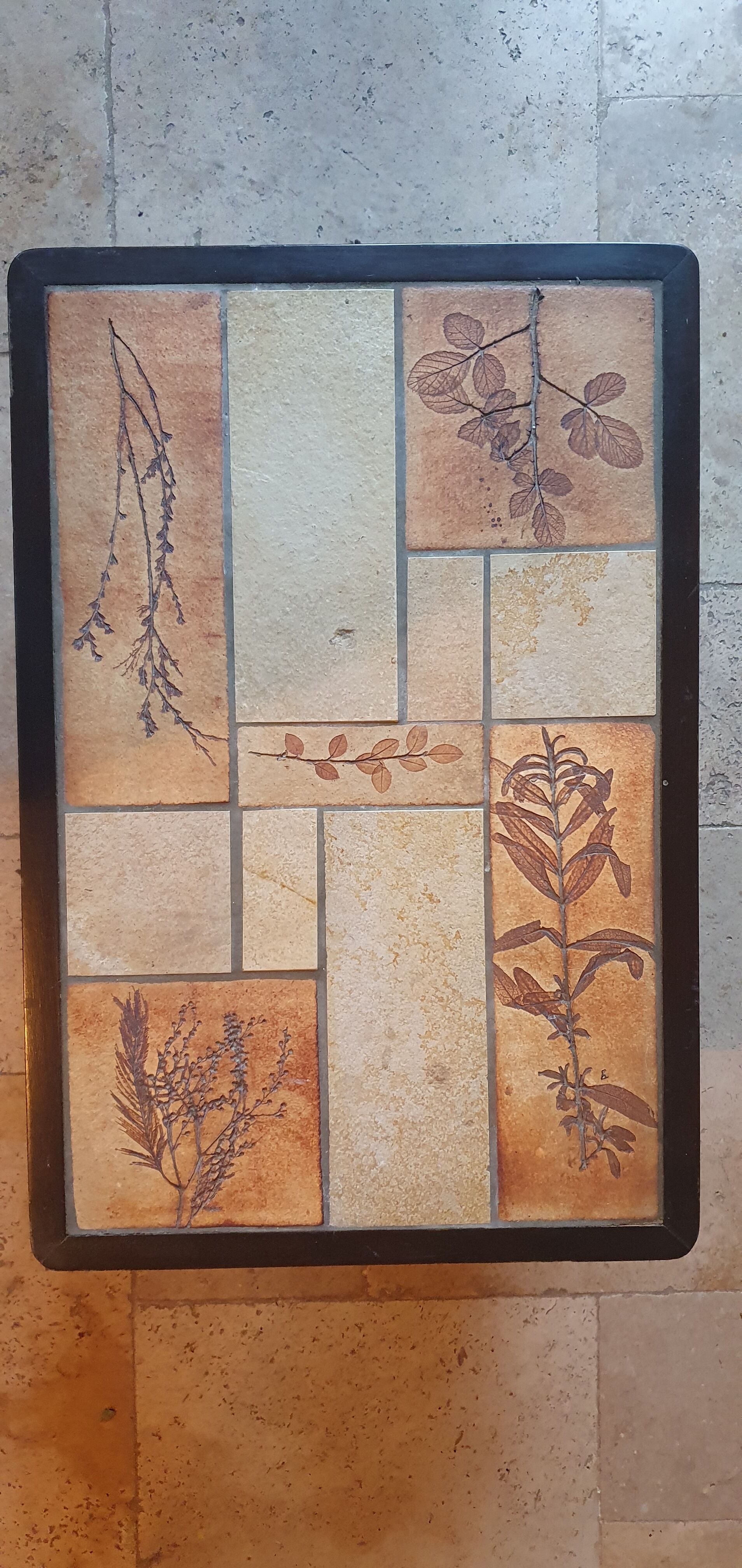 Ceramic coffee table roger capron