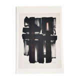 Lithographie Pierre Soulages