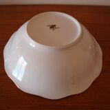 Fine white porcelain salad bowl A. Deshoulières