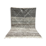 Carpet BeniOurain gray striped white  212x290cm