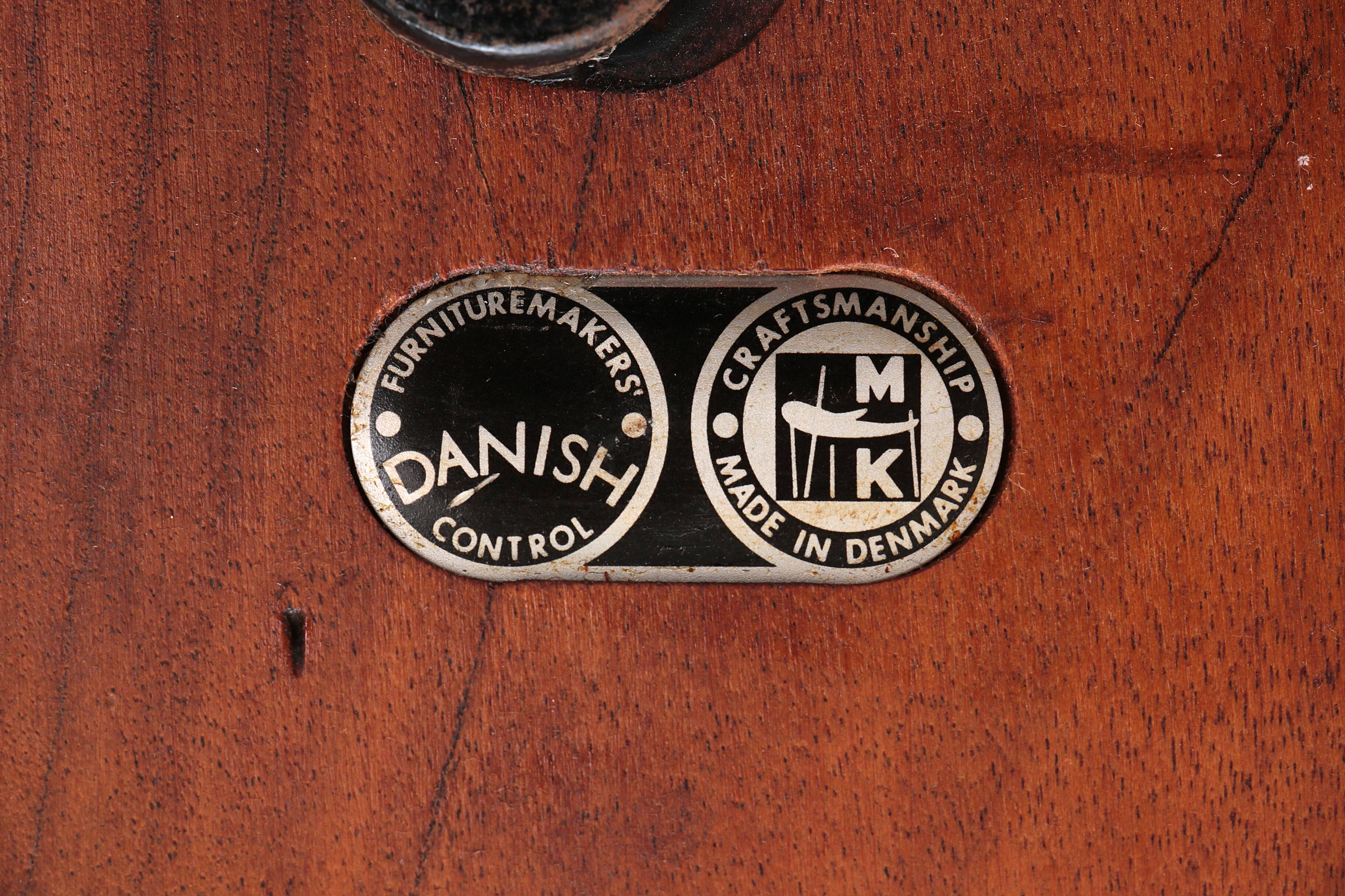 Set of 8 dinning chairs model 71, Arne Hovmand Olsen for Mogens Kold, 1960s