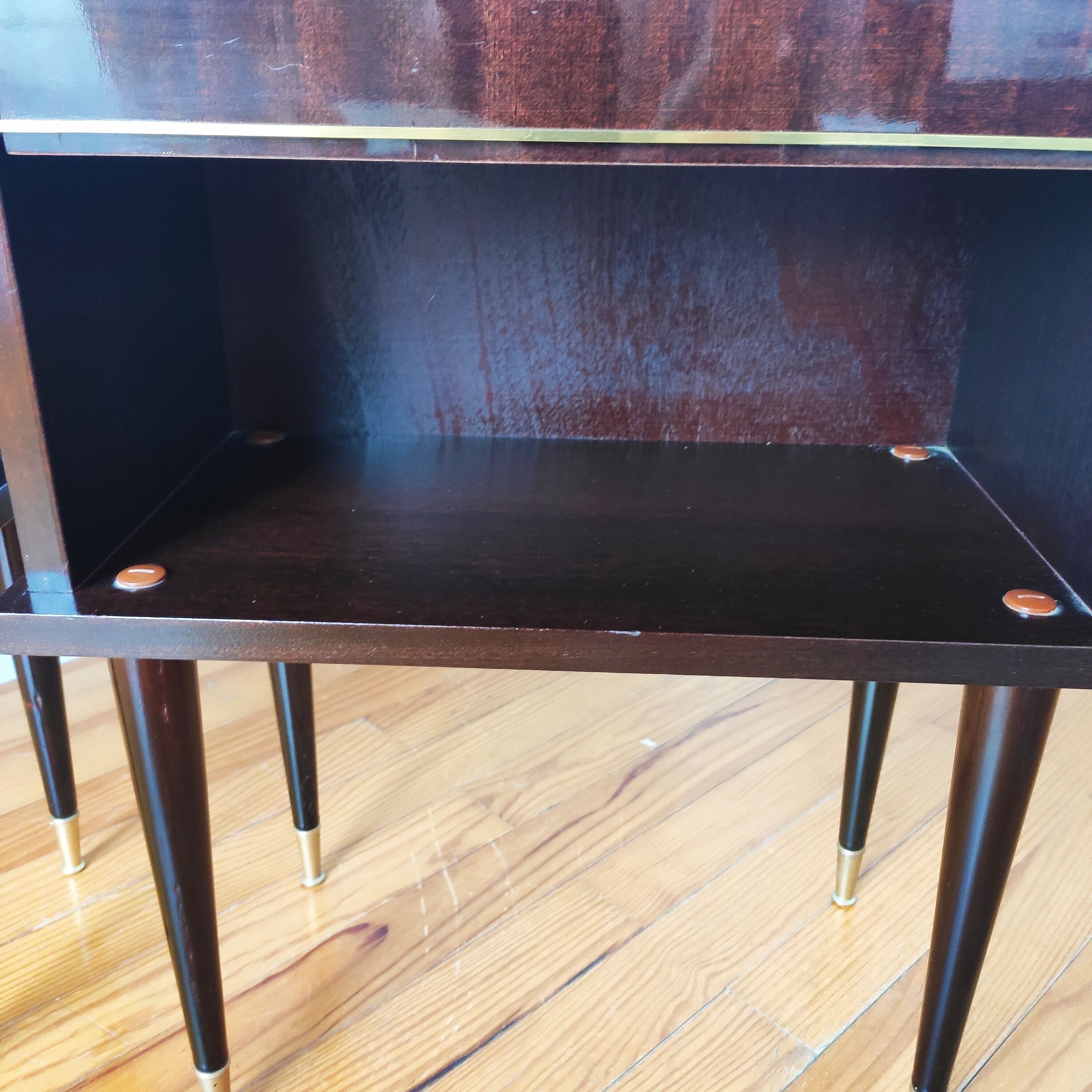 Pair of vintage bedside tables