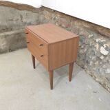 Scandinavian-style bedside table, 1960s