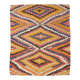 5x6 Green & Blue Tribal Hand Woven Kilim Area Rug, 160x190Cm