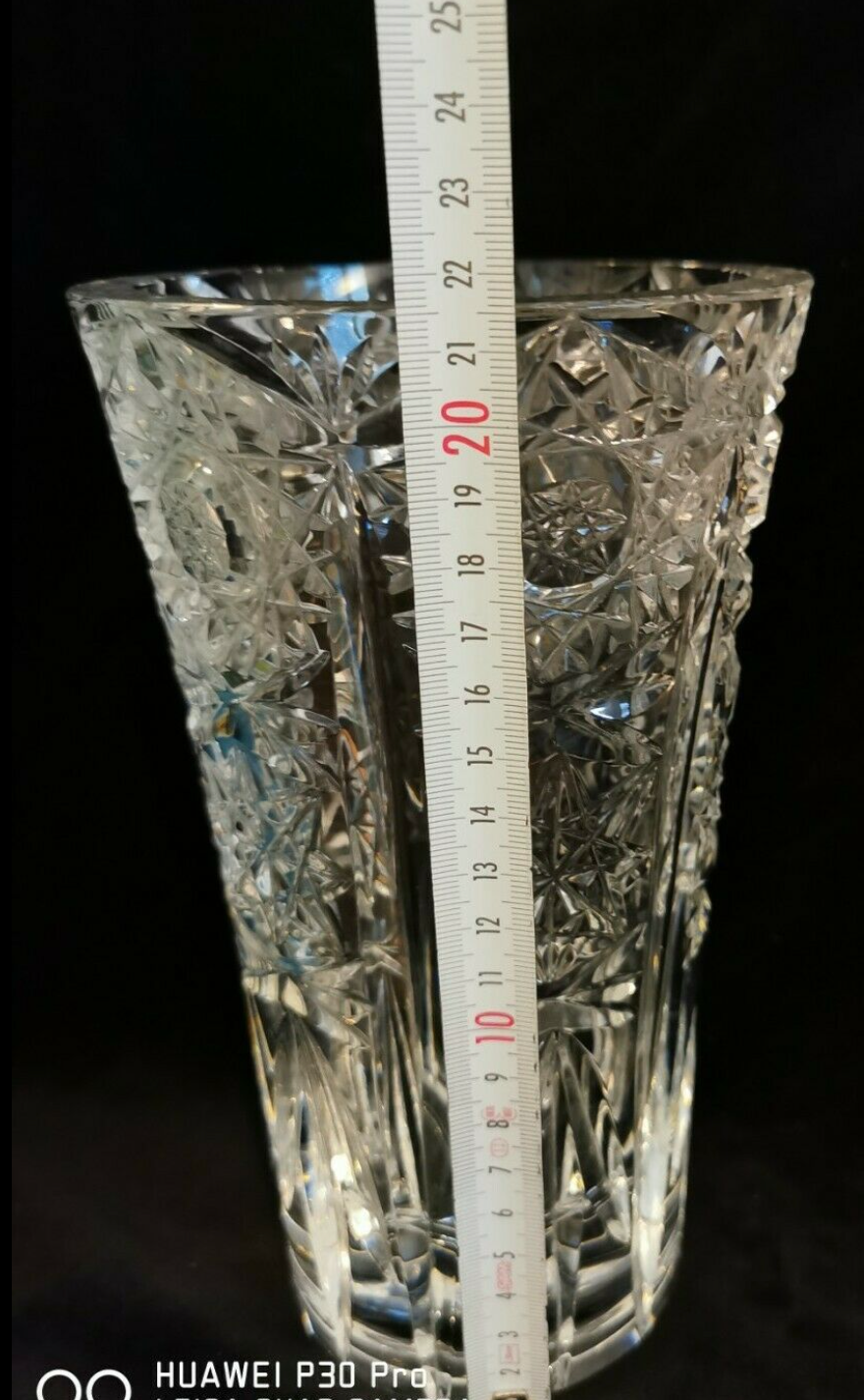 Vase cristal Bayel comme neuf