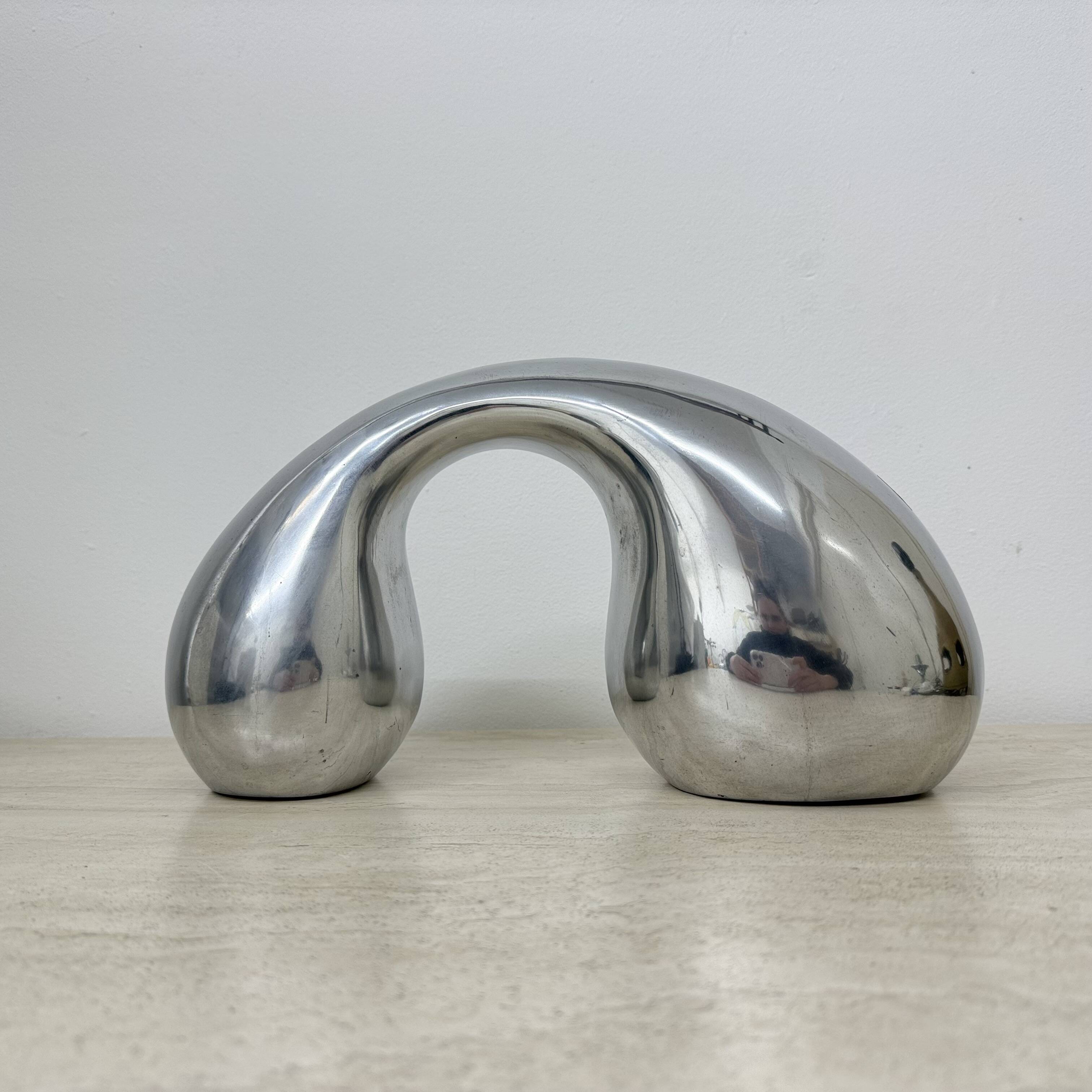 Biomorphic Sculpture Object in Aluminum by Eva & Peter Moritz for Ikea, 198