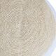 Hand-woven floor cushion or ottoman
