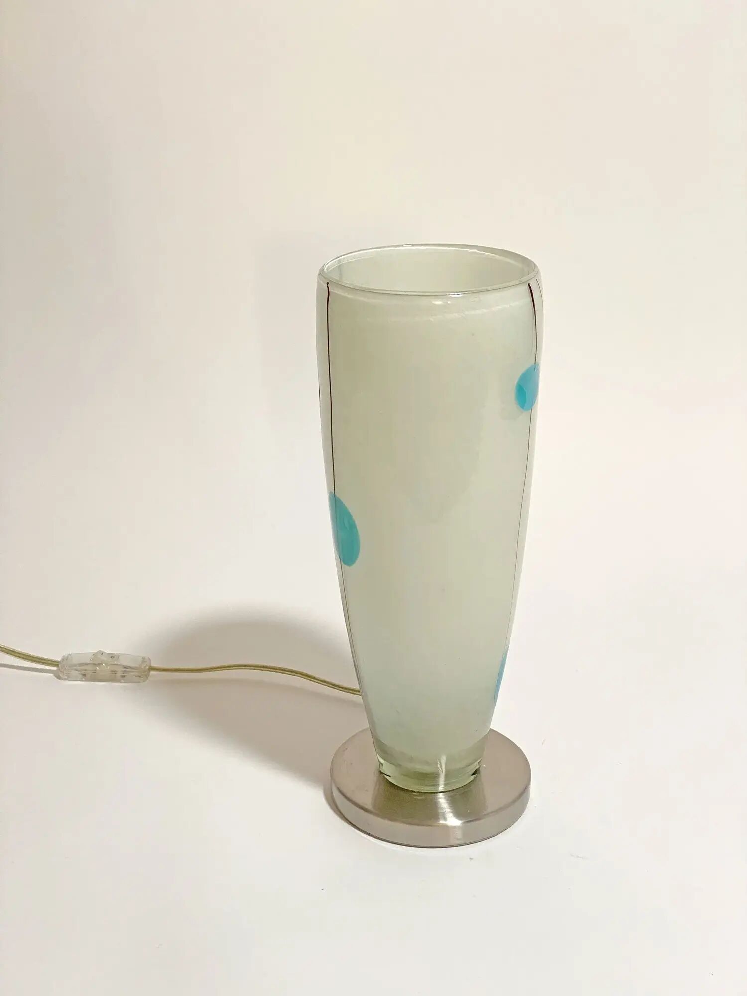 Modernist glass lamp