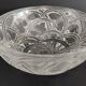 Coupe Lalique pinsons et feuillages signée