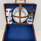 Vintage picnic suitcase