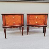 Pair of art deco bedside tables
