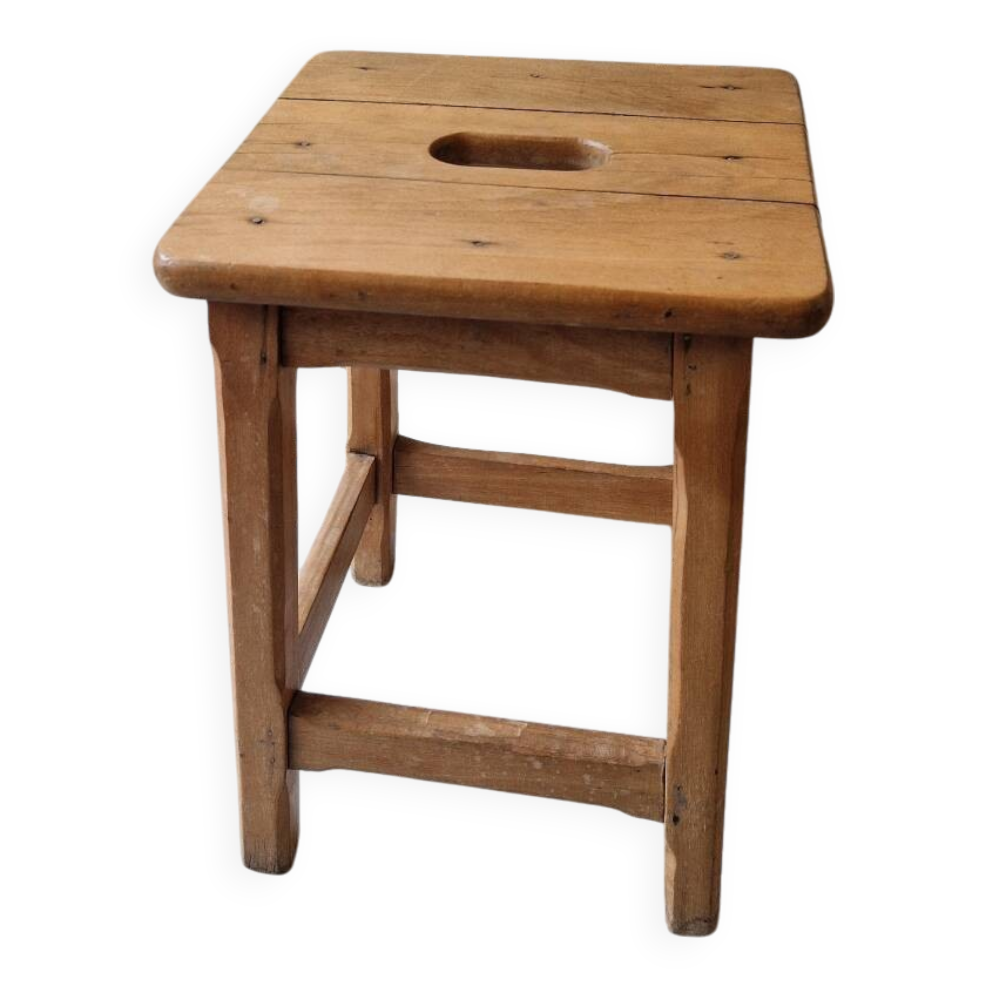 Antique vintage workshop stool