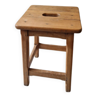 Antique vintage workshop stool