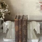 Pair of onyx horse head bookends
