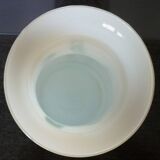 Large vase, blown glass with colored inclusions, Murano design from the 80s