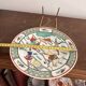 Ancient Plate War Cavalry Wucai Famille Verte Ming Qing Kangxi China