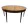 Table de salle à manger ronde ou ovale de style Louis XVI