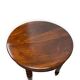 Table ronde italienne en noyer, années 1900