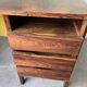 Bureau et sa chaise scandinave palissandre
