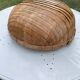 Panier rond en bambou asiatique