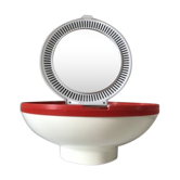 Coiffeuse portative de coiffeur éclairage UFO marque Flair 1970s