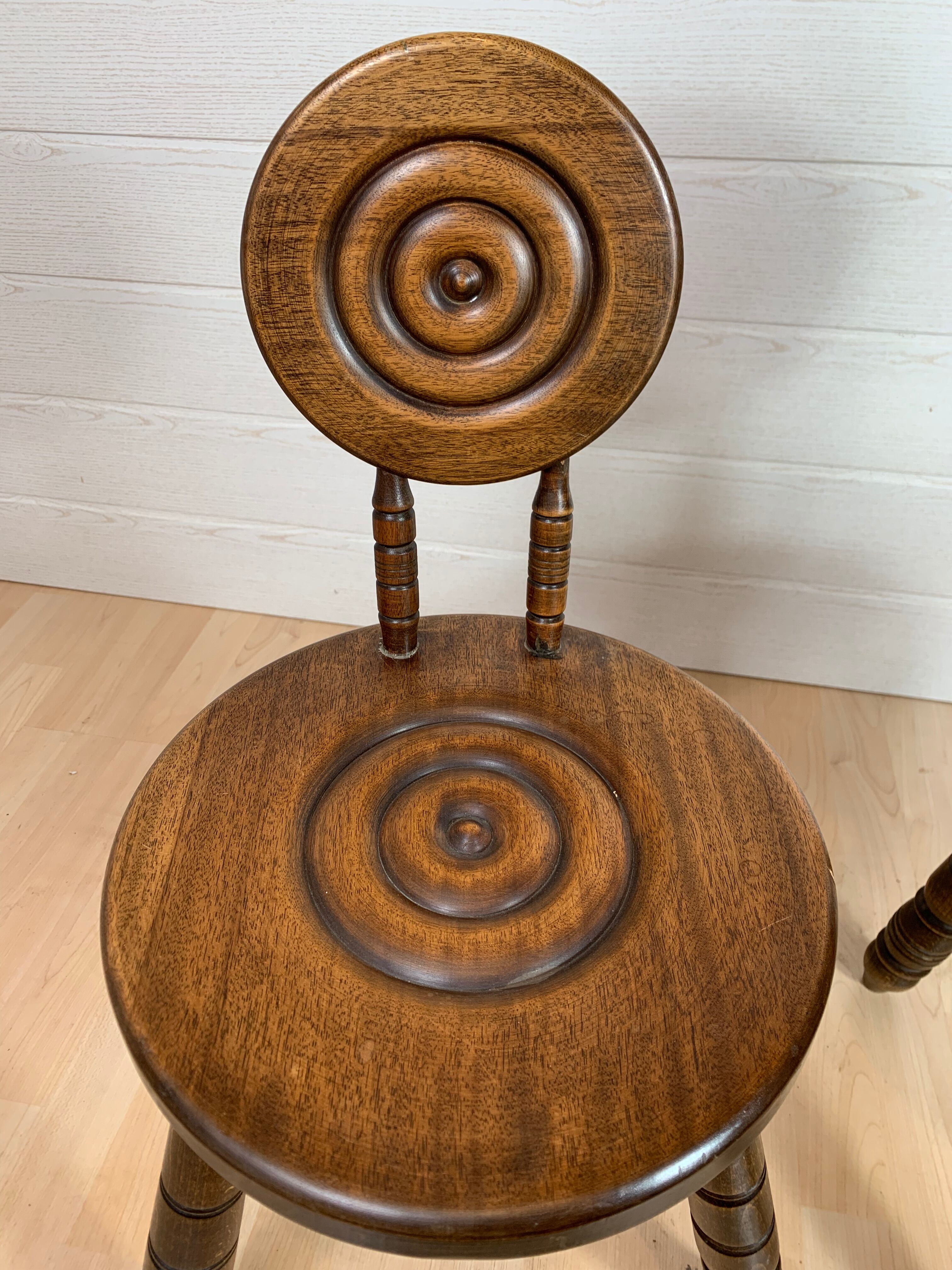 Pair of small Breton style chairs