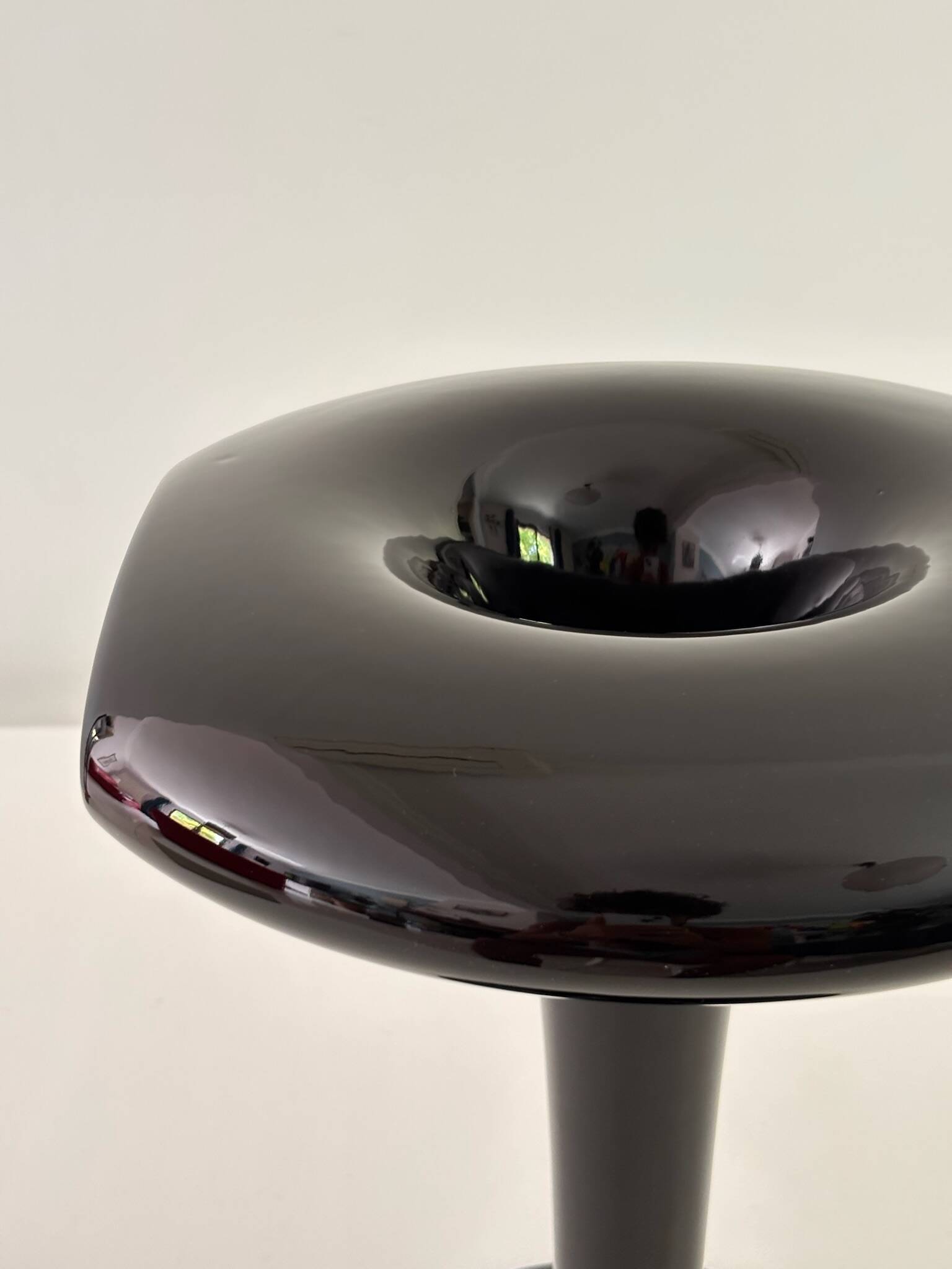 Sci-Fi Vase by Marc Newson for Cor Unum 1993 Glazed Black Ceramic Signed Ra