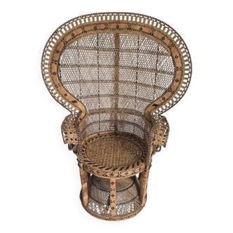 Véritable fauteuil Emmannuelle vintage