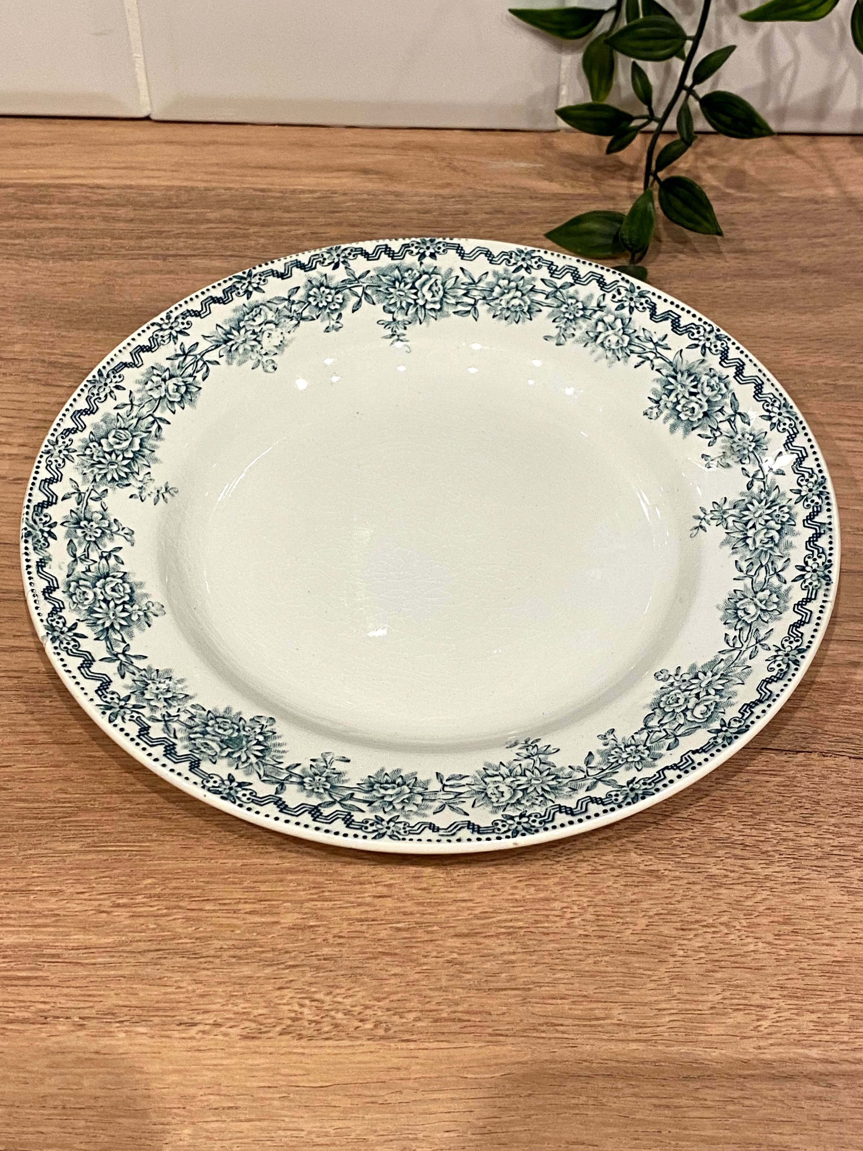 Paire d'assiettes Saint Amand collection Argenton