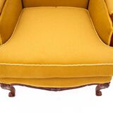 A pair of wing chairs, France, circa 1920. After renovation.