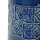 Vintage Italian Vase Ceramiche Minerva Blue Ceramic