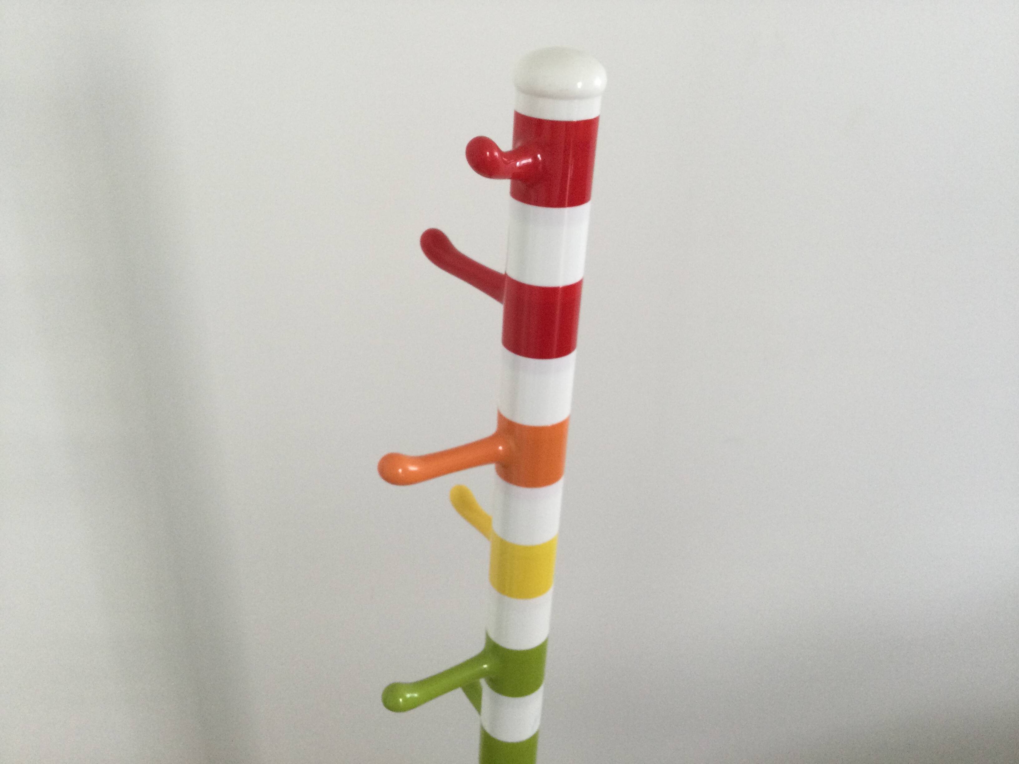 Vintage designer coat rack by Krokig Memphis