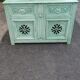 Buffet in painted and patinated mahogany wood dating from the late nineteenth century