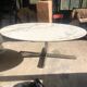 Oval marble table  1970