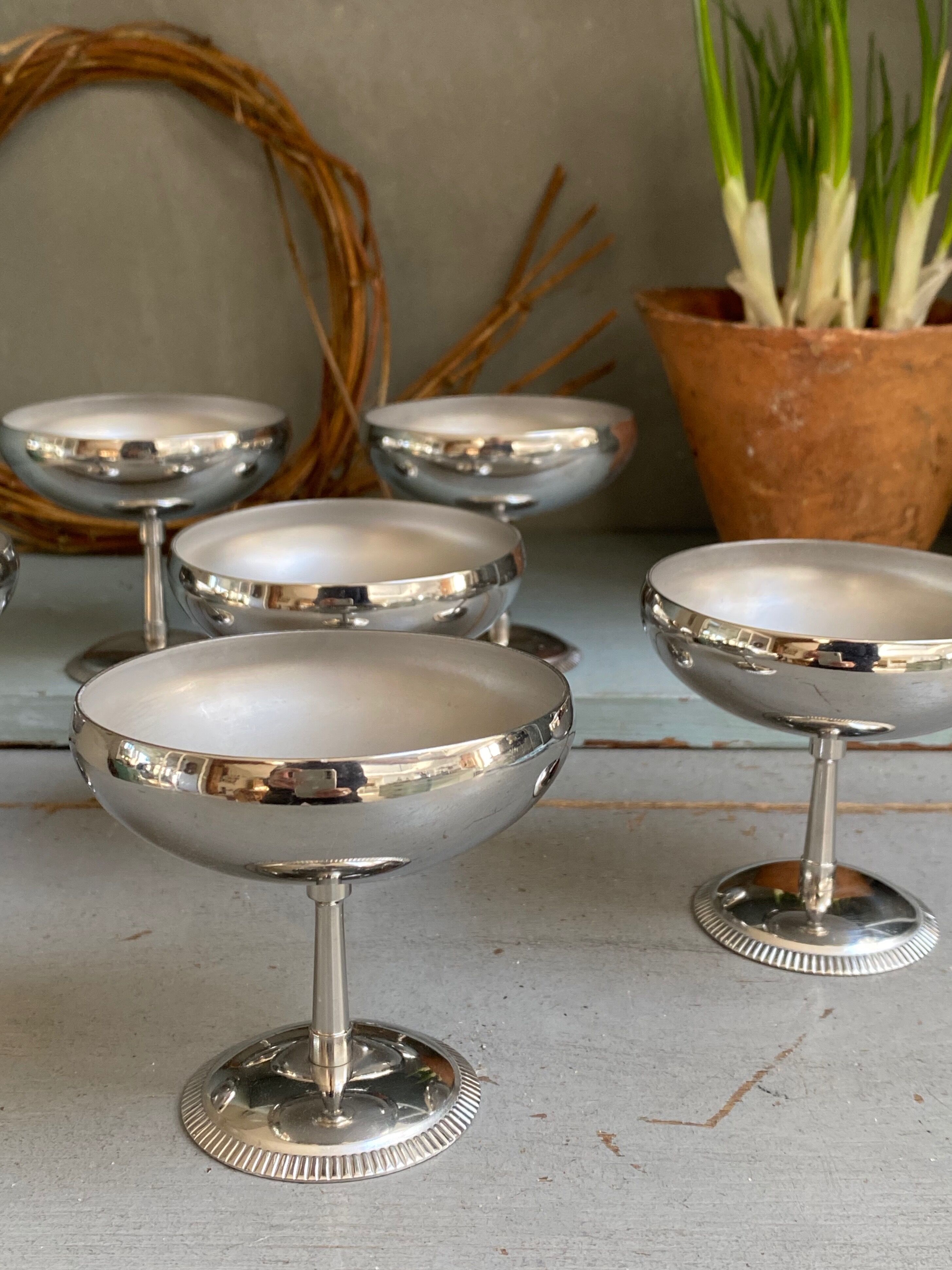 Letang 18/10 stainless steel sorbet cups