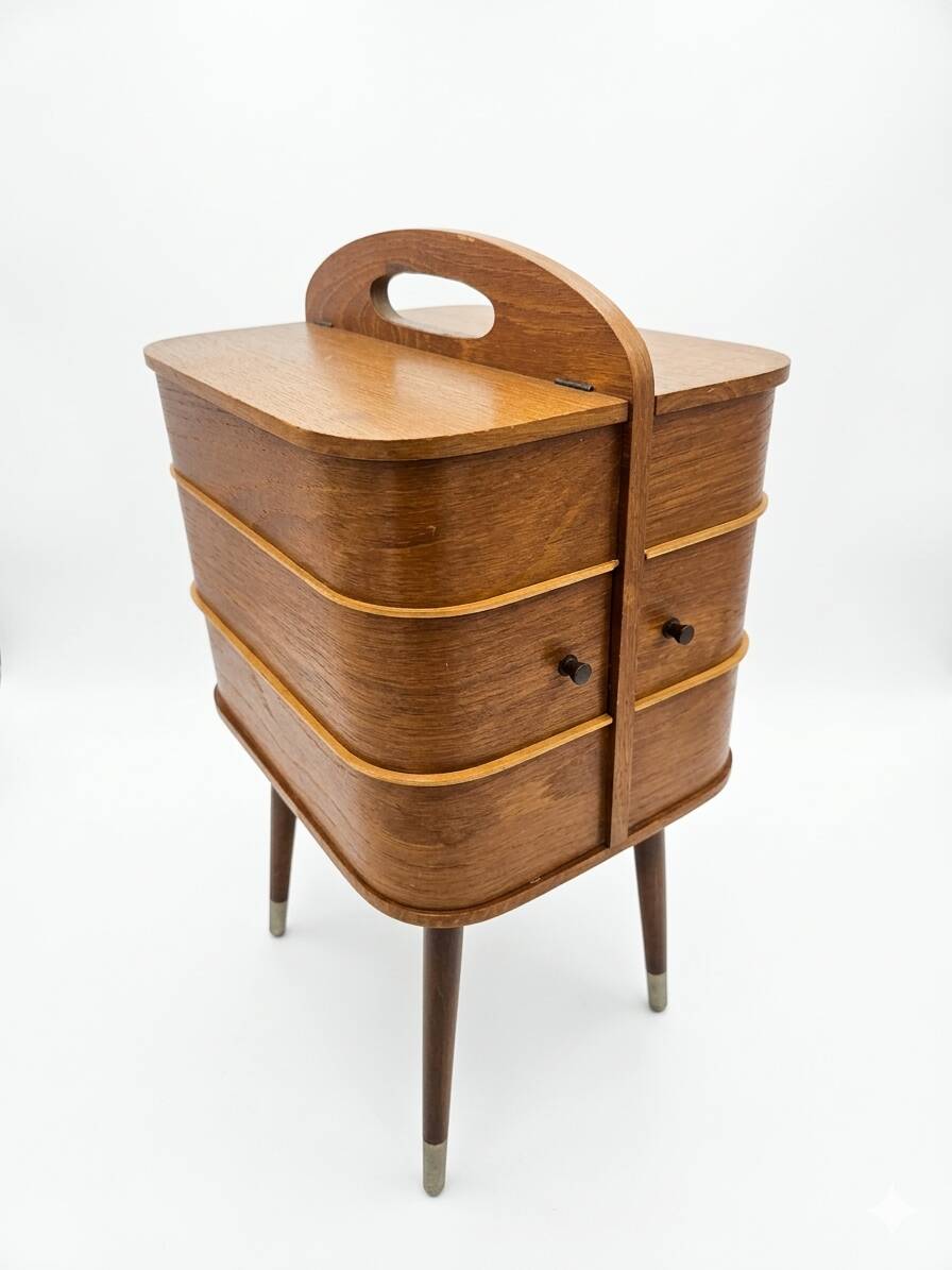 Scandinavian Teak Worker, Danish Design, 1960s