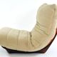 Chauffeuse et son repose-pied Marsala Ligne Roset beige clair