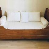 Solid cherry boat bed