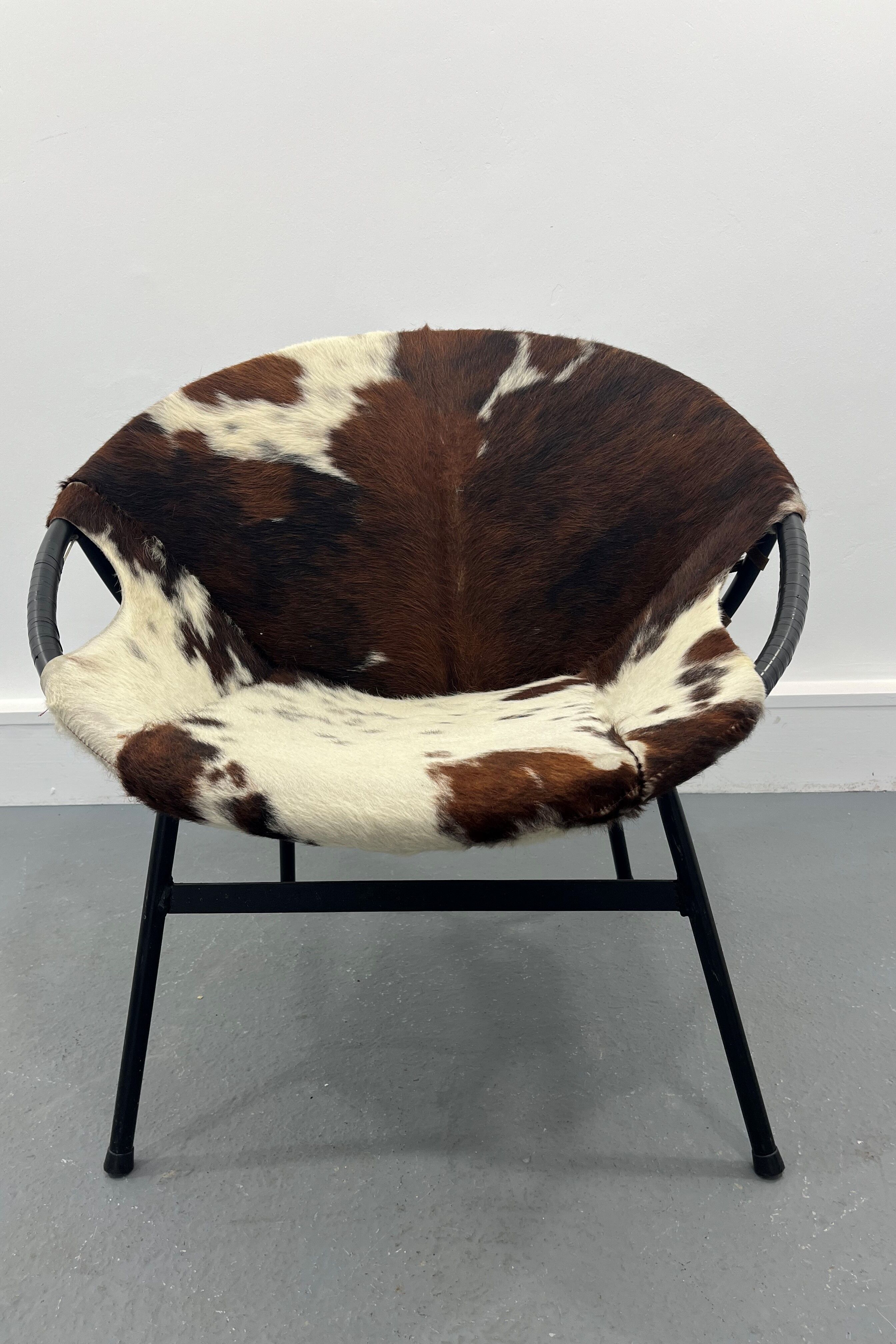 Mid-century swivel balloon armchair from Lusch & Co 1960s