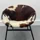 Mid-century swivel balloon armchair from Lusch & Co 1960s