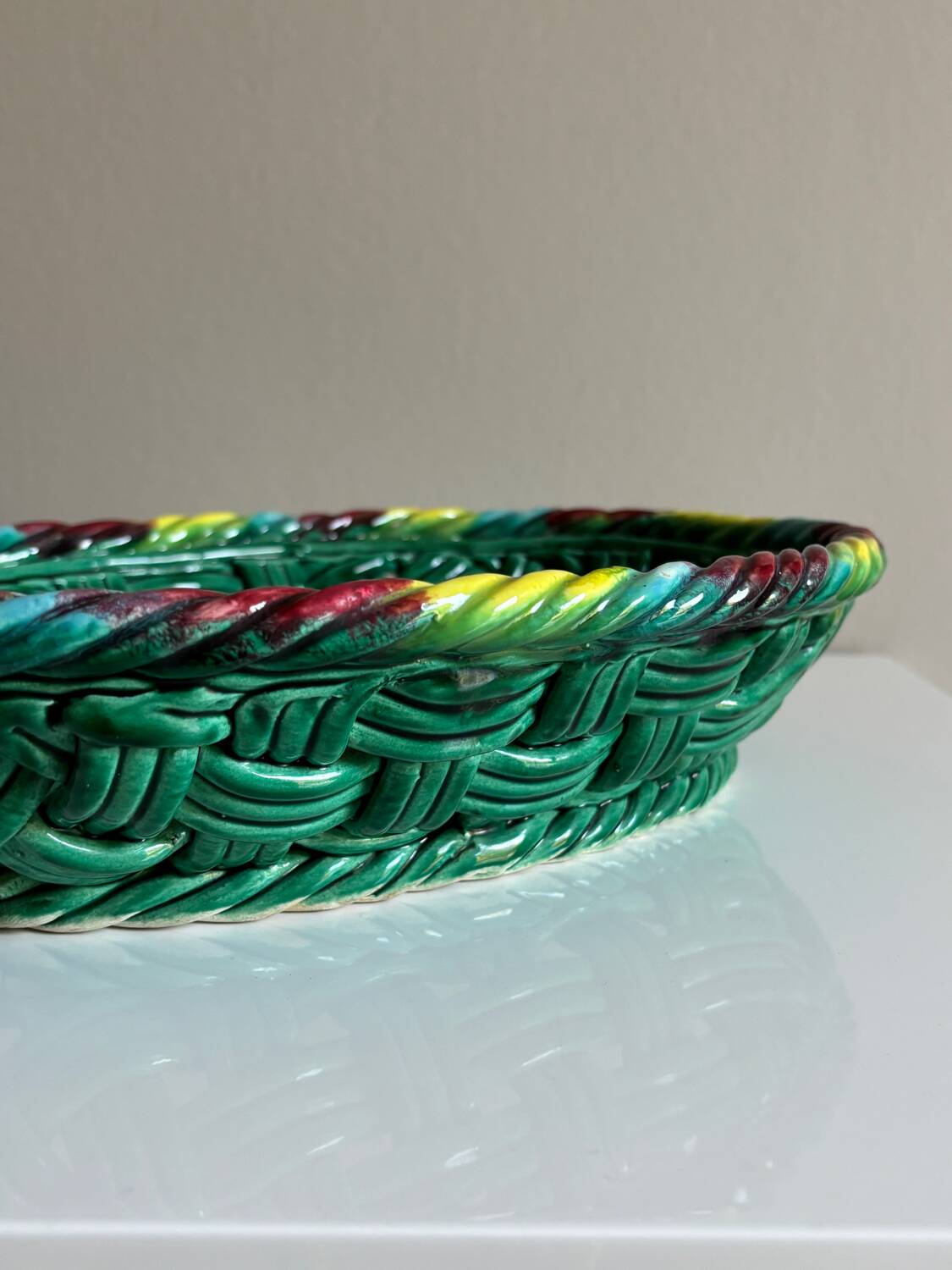 Helene Ugo Vallauris woven basket