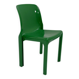Chaise Selene verte par Vico Magistretti pour artemide, 1970