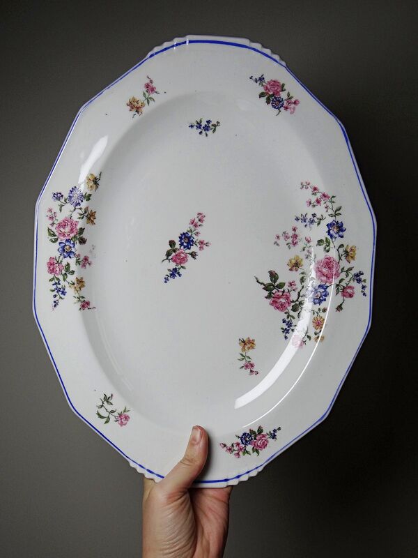 Service 28 pièces Bernardaud porcelaine de Limoges décor floral années 20-50